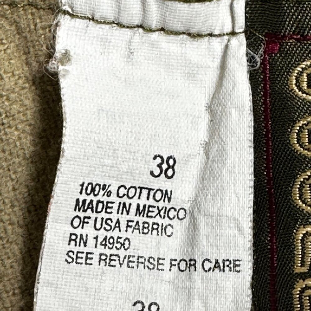 Vintage Ocoee Mens Trebark Camo Outdoor 6 Pocket Cargo Pants 38 100% Cotton - Picture 6 of 12